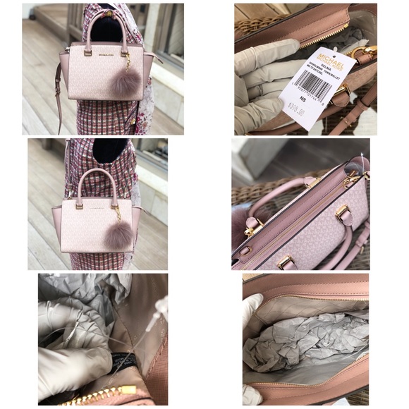 NWT Michael Kors MD Selma handbag&wallet&pom pom - Picture 3 of 8